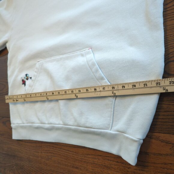 Coca-Cola Hoodie White Sweatshirt Large‎ Penguin Tropical Polar Bear - Picture 10 of 16